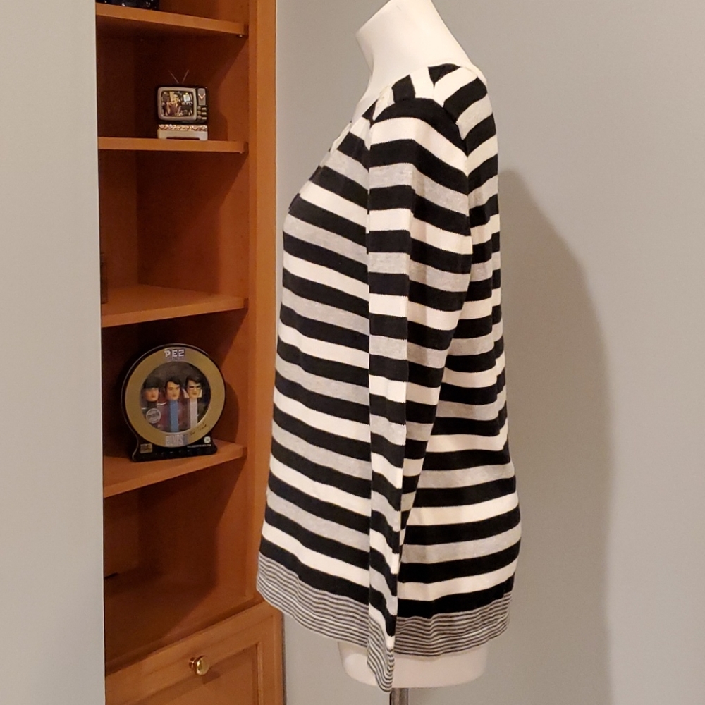 Hanna Andersson Women's Black and White Sweater - Picture 6 of 10